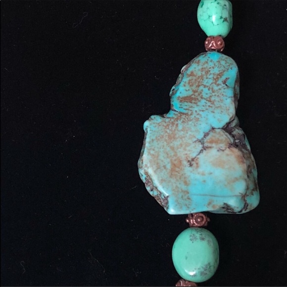 💍NWT TURQUIOSE NECKLACE - 18" 💯% AUTHENTIC - Picture 2 of 5